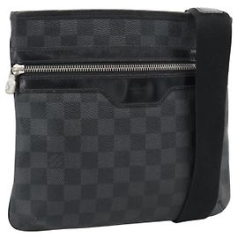 LOUIS VUITTON Damier Graphite Tomas Shoulder Bag N58028 LV