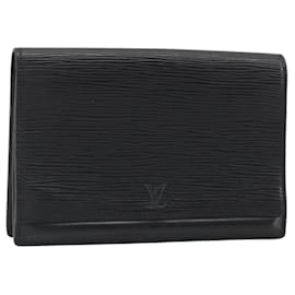 LOUIS VUITTON Epi Pochette Ceinture Waist Bag Black M52602 LV