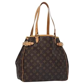 LOUIS VUITTON Monogram Batignolles Vertical Tote Bag M51153 LV