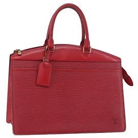 LOUIS VUITTON Epi Riviera Hand Bag Red M48187 LV