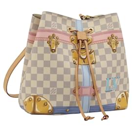 LOUIS VUITTON Damier Azur Summer Trunk Neo Noe Bag N41066 LV