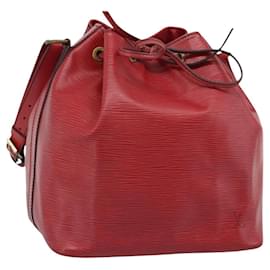 LOUIS VUITTON Epi Petit Noe Shoulder Bag Red M44107 LV