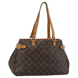 LOUIS VUITTON Monogram Batignolles Horizontal Tote Bag M51154 LV