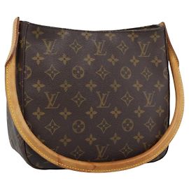 LOUIS VUITTON Monogram Looping MM Shoulder Bag M51146 LV