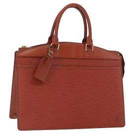 LOUIS VUITTON Bolsa de Mão Epi Riviera Castanha M48183 LV