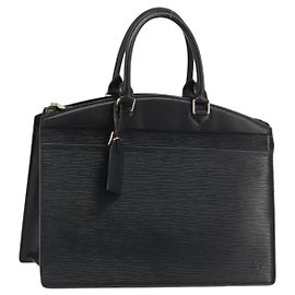 LOUIS VUITTON Epi Riviera Hand Bag Black LV