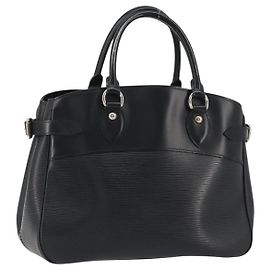 LOUIS VUITTON Epi Passy PM Hand Bag Black M59262 LV