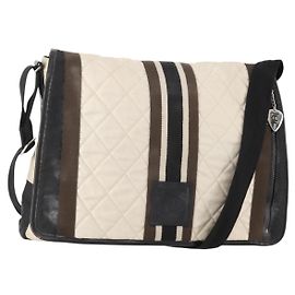 CHANEL Sports Line Shoulder Bag Canvas White Silver CC