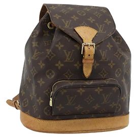 LOUIS VUITTON Monogram Montsouris MM Backpack M51136 LV