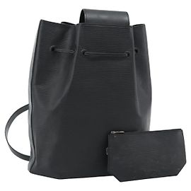 LOUIS VUITTON Epi Sac A Dos Shoulder Bag Black M80153 LV