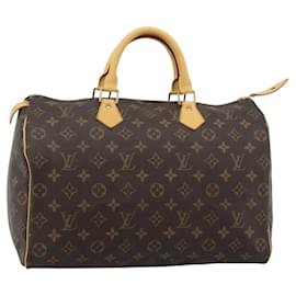 LOUIS VUITTON Monogram Speedy 35 Hand Bag M41524 LV