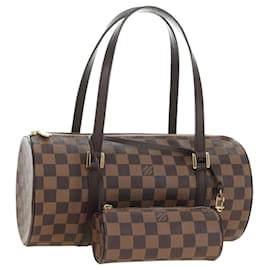LOUIS VUITTON Damier Ebene Papillon 30 Hand Bag N51303 LV