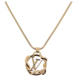 LOUIS VUITTON Collier Garden Necklace metal Gold Tone M68937 LV