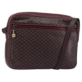Céline CELINE Shoulder Bag Leather Bordeaux Gold