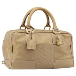 LOEWE Amazona 28 Hand Bag Nappa leather Gold