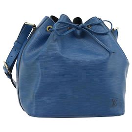 LOUIS VUITTON Epi Petit Noe Shoulder Bag Blue M44105 LV
