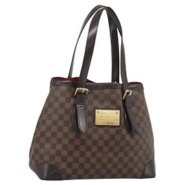 LOUIS VUITTON Damier Ebene Hampstead MM Tote Bag N51204 LV