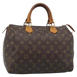 LOUIS VUITTON Monogram Speedy 30 Hand Bag M41526 LV
