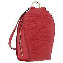 LOUIS VUITTON Epi Mabillon Backpack Castilian Red M52237 LV