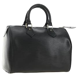 LOUIS VUITTON Epi Speedy 25 Hand Bag Black M59042 LV