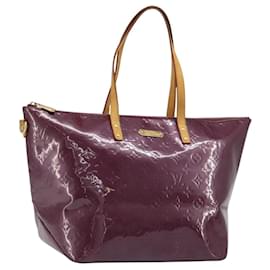 LOUIS VUITTON Monogram Vernis Bellevue GM Tote Bag Violet M93588 LV
