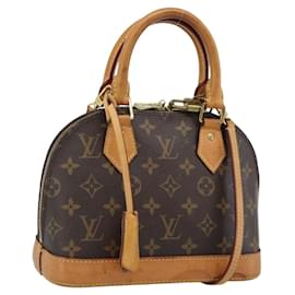 LOUIS VUITTON Monogram Alma BB Hand Bag 2way M53152 LV