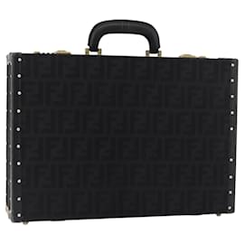 FENDI Zucca Canvas Trunk Black