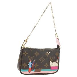 LOUIS VUITTON Monogram Mini Pochette Accessoires Pouch N41667 LV