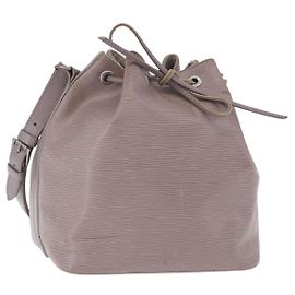 LOUIS VUITTON Epi Petit Noe Shoulder Bag Lilac M4410B LV