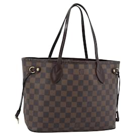 LOUIS VUITTON Damier Ebene Neverfull PM Tote Bag N51109 LV