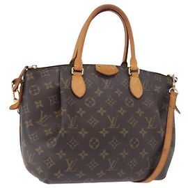 LOUIS VUITTON Monogram Turen PM Hand Bag 2way M48813 LV