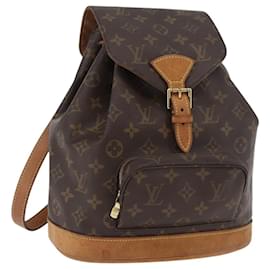 LOUIS VUITTON Monogram Montsouris MM Backpack M51136 LV