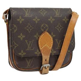 LOUIS VUITTON Monogram Cartouchiere PM Shoulder Bag M51254 LV