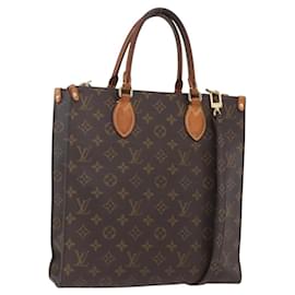 LOUIS VUITTON Monogram Sac Plat PM Hand Bag M51140 LV