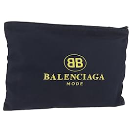 BALENCIAGA Clutch Bag Nylon Black 459745