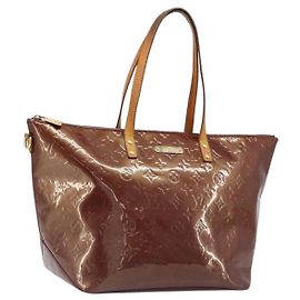 LOUIS VUITTON Monogram Vernis Bellevue GM Tote Bag Violet M93588 LV