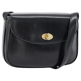 Céline CELINE Shoulder Bag Leather Black Gold