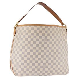 LOUIS VUITTON Sac à épaule Delightful MM Damier Azur N41448 LV