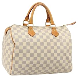 LOUIS VUITTON Damier Azur Speedy 30 Hand Bag N41533 LV