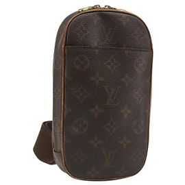 LOUIS VUITTON Monogram Pochette Gange Shoulder Bag M51870 LV