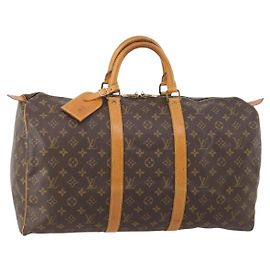 LOUIS VUITTON Monogram Keepall 50 Boston Bag M41426 LV