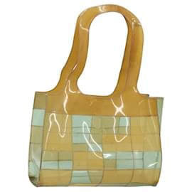 CHANEL Tote Bag Vinyl Clear CC