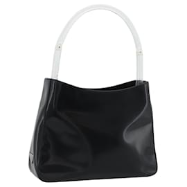 PRADA Shoulder Bag Leather Black Silver - Prada