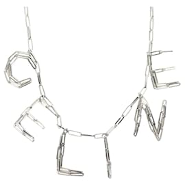 Céline CELINE Collar metal Plata