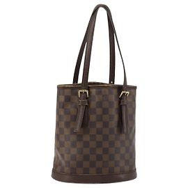 LOUIS VUITTON Damier Ebene Marais Shoulder Bag N42240 LV