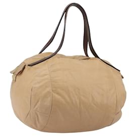 Céline CELINE Hand Bag Leather Beige Gold