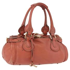 Chloe Paddington Handtasche Leder Rosa Gold Silber - Chloé