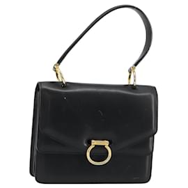 Céline CELINE Hand Bag Leather Gold Black