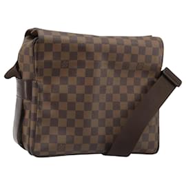 LOUIS VUITTON Bolsa de Ombro Naviglio Damier Ebene N45255 LV