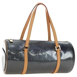 LOUIS VUITTON Monogram Vernis Bedford Hand Bag Indigo M91330 LV